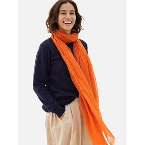 NWOT Ovcio Cashmere Featherlight Scarf Orange